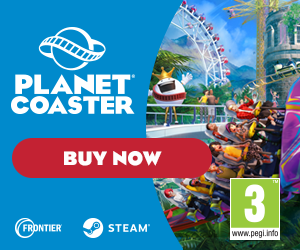 Planet Coaster Buy Now Banner